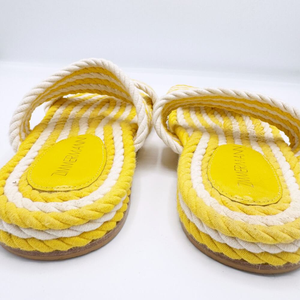 Zimmermann Yellow Rope Slides - Picture 9 of 14